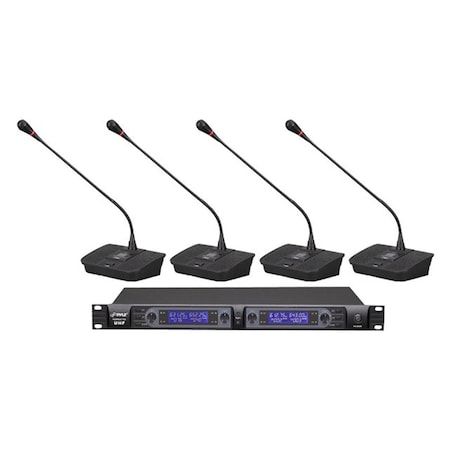 Spark Sound Around-Pyle  Pro UHF 4-Channel Professional Wireless SP3300286
